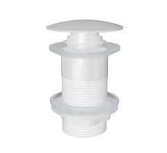 Донный клапан Knotlor BM9010WY click/clack 5/4" без перелива белый матовый