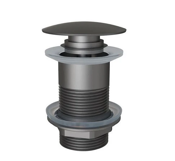 Донный клапан Knotlor BM9010GM click/clack 5/4" без перелива вороненая сталь