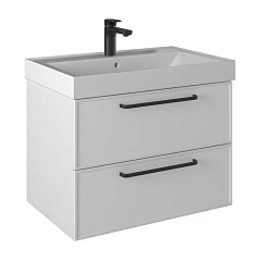 Тумба под раковину Prato Кватро 70 белая матовая