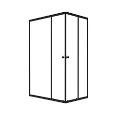 Душевая ширма Triton Вента-Блэк 120*90*185 L/R без поддона
