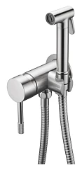 Гигиенический душ со смесителем Boheme Uno 467-NB скрытый монтаж брашированный никель