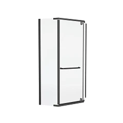 Душевой уголок Knotlor Penta 90*90*200 профиль вороненая сталь без поддона