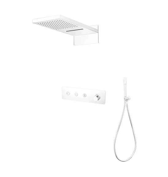 Душевой комплект Boheme Fusion 130-MW белый матовый