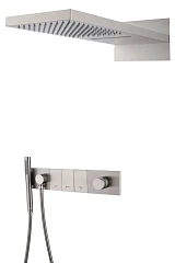 Душевой комплект Boheme Zodiac 132-NB брашированный никель
