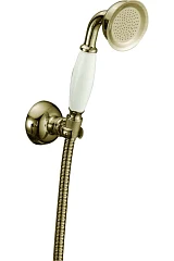 Душевая лейка Boheme Medici 407 с держателем и шлангом бронза