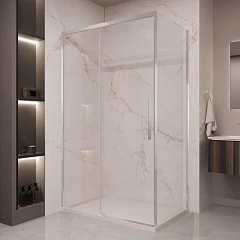 Душевой уголок Vincea Stella 160*100 профиль хром без поддона