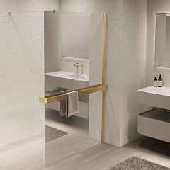 Стекло душевой перегородки Vincea Walk-In VSG-1W100MR 100*200 зеркальное