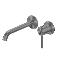 Смеситель для раковины ABBER Wasser Kreis 316 AF8112BGG-M скрытого монтажа, оружейная сталь брашированная