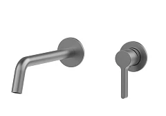 Смеситель Vincea Villa VBFW-1VL1GM для раковины скрытый монтаж вороненая сталь