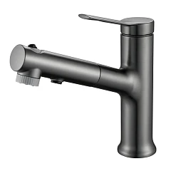 Смеситель Raffine F281T для раковины многофункциональный оружейная сталь