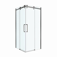Душевой уголок BelBagno Marino 90*90*195 профиль оружейная сталь без поддона