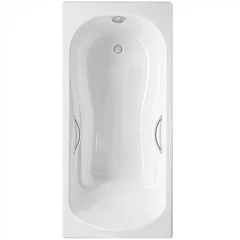 Чугунная ванна Delice Haiti Luxe 150х80 с ручками (комплект)