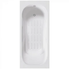Чугунная ванна Delice Malibu 160х75 с антискользящим покрытием (комплект)