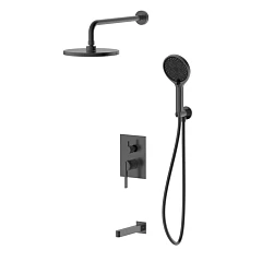 Душевой комплект DQ Bonn DA1705606 с изливом графит