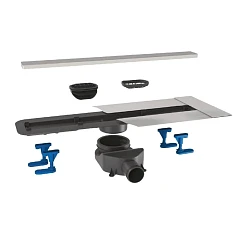 Душевой лоток Bettoserb Фреймлес/Frameless 75 см с основой под плитку хром матовый