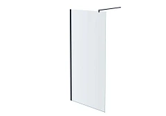 Душевая перегородка Aquatek Walk-in AQ WIW 10020GM 100*200 с держателем L/R профиль оружейная сталь без поддона