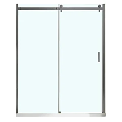 Душевая дверь Azario Берн DRO AZ-733-150-CH-CL 150х195 прозрачное стекло 6 мм, цвет профиля хром без поддона