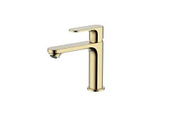 Смеситель Aquatek Альфа AQ1910BG для раковины шлифованное золото