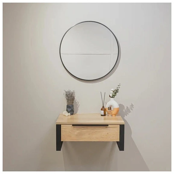 Зеркало Silver Mirrors Selena 60 черный матовый