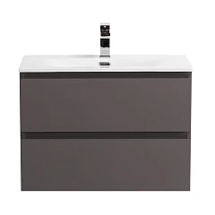 Тумба с раковиной BelBagno Крафт/Kraft 70 темно-серая матовая (раковина BB-8099-70)