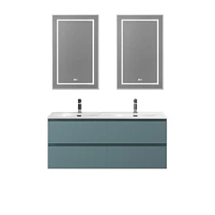Комплект мебели BelBagno Крафт/Kraft 120 с четырьмя ящиками голубой матовый (раковина BB-8099-120-2)