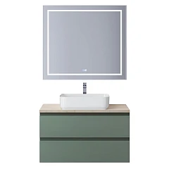 Комплект мебели BelBagno Крафт/Kraft 80 еловый матовый (столешница Marmo Crema Opaco)