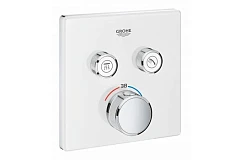 Внешняя часть для термостата Grohe Grohtherm SmartControl 29156LS0 для ванны и душа белая