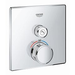 Внешняя часть для термостата Grohe Grohtherm SmartControl 29123000 для душа хром