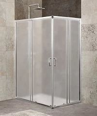 Душевой уголок BelBagno UNIQUE-AH-2-100/115-75/90-P-Cr 100-115*75-90*190 L/R без поддона