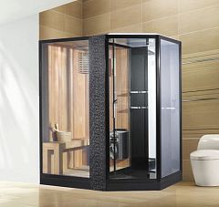Финская сауна Orans Diamond SR-89103LS Black 180*130*220 L Финская сауна Orans Diamond SR-89103LS Black 180*130*220 L