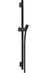 Душевая штанга Hansgrohe Unica S Puro 28632670 65см со шлангом черная матовая Душевая штанга Hansgrohe Unica S Puro 28632670 65см со шлангом черная матовая