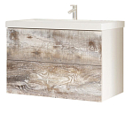Тумба под раковину MarkaOne Mix 70П бетон push Тумба под раковину MarkaOne Mix 70П бетон push