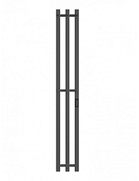 Электрический полотенцесушитель Двин X-3 Plaza Neo 160/12 (К диммер квадрат Оружейная сталь)