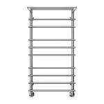 Водяной полотенцесушитель Terminus Ватра П10 50*100 с полкой