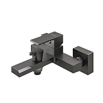 Смеситель Stable KN-22/GM для ванны и душа с душевыми аксессуарами вороненая сталь Смеситель Stable KN-22/GM для ванны и душа с душевыми аксессуарами вороненая сталь