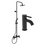 Промо-комплект Ideal Standard Cerafine O BL749S4 черный матовый