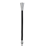 Излив Splenka S480.01.06 гибкий 55 см хром/черный