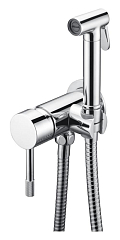Гигиенический душ со смесителем Boheme Uno 467-CR скрытый монтаж хром