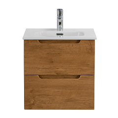 Тумба с раковиной BelBagno Etna 50 с двумя ящиками Rovere Nature