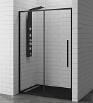 Душевая дверь в нишу RGW Stilvoll SV-12-B 100*195 профиль черный без поддона Душевая дверь в нишу RGW Stilvoll SV-12-B 100*195 профиль черный без поддона