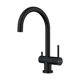 Смеситель Omoikiri Yamada-GB для кухни с функцией подключения фильтра графит