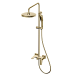 Душевая стойка Olive’s Viar 28511VRG с изливом золотой сатин