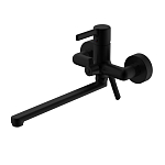 Смеситель Haiba HB22814-7 универсальный черный матовый Смеситель Haiba HB22814-7 универсальный черный матовый