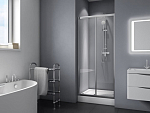 Душевая дверь в нишу BelBagno DUE-BF-1-110-C-Cr 110*190 L/R без поддона Душевая дверь в нишу BelBagno DUE-BF-1-110-C-Cr 110*190 L/R без поддона