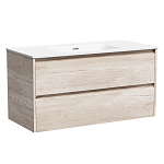 Тумба под раковину Sancos Libra 100 дуб галифакс натуральный