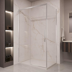 Душевой уголок Vincea Stella 150*90 профиль хром без поддона