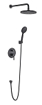 Душевая система скрытого монтажа Voda Vessel Black Set_3in1 Душевая система скрытого монтажа Voda Vessel Black Set_3in1