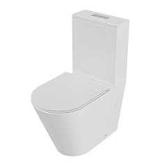 Унитаз-компакт Grossman GR-4458SQ 36*64 Tornado безободковый, с крышкой-сиденьем микролифт Slim Унитаз-компакт Grossman GR-4458SQ 36*64 Tornado безободковый, с крышкой-сиденьем микролифт Slim