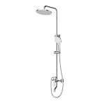 Душевая стойка BelBagno Aurora AURORA-VSCM-CRM с изливом хром Душевая стойка BelBagno Aurora AURORA-VSCM-CRM с изливом хром