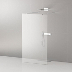Душевая перегородка Cezares LIBERTA-L-2-105-C-Cr Walk-in 105*195 L/R с возможностью двустороннего входа без поддона Душевая перегородка Cezares LIBERTA-L-2-105-C-Cr Walk-in 105*195 L/R с возможностью двустороннего входа без поддона